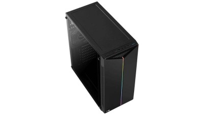 Корпус Aerocool Split-A-BK-v1 Black Mid Tower (ATX/micro-ATX/mini-ITX, Steel, 1x120mm FAN ) (4718009158047)