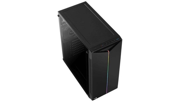Корпус Aerocool Split-A-BK-v1 Black Mid Tower (ATX/micro-ATX/mini-ITX, Steel, 1x120mm FAN ) (4718009158047)