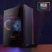 Корпус Aerocool Split-A-BK-v1 Black Mid Tower (ATX/micro-ATX/mini-ITX, Steel, 1x120mm FAN ) (4718009158047)