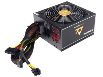 Блок питания Chieftec A-135 APS-650CB <650W, (20+4+4+4) pin, 6x(6+2) pin, 6xSATA, 4xMolex, 2xFDD, 14 см, 85%, частично м