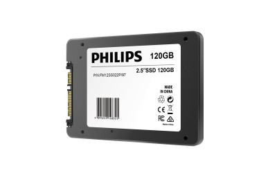 Твердотельный диск 120GB PHILIPS FM12SS022P/97 2.5", SATA III, TLC [R/W - 480/400 MB/s]