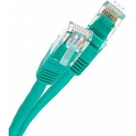 Патчкорд литой "Telecom" UTP кат.5е 10,0м зеленый