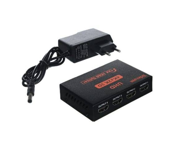 Разветвитель HDMI 1=>4 4k@30 HZ Telecom.