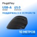 Мышь Oklick 688MW ERGO черный оптическая 2400dpi silent беспров. BT/Radio USB (2070320) Oklick 2070320