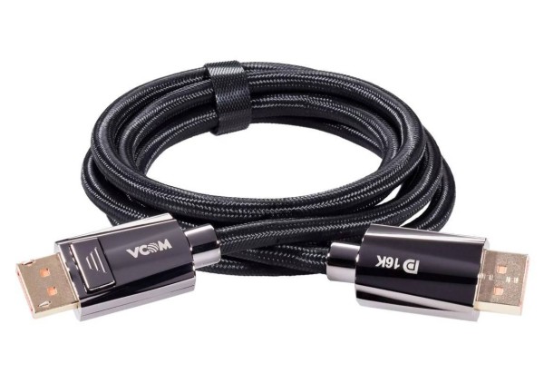 Кабель соединительный DISPLAY PORT v2.1 80GBps, 8K@60Hz, 2m,медь, VCOM <CG655-2.0>