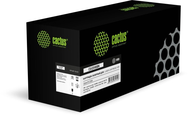 Картридж лазерный Cactus CS-EXV65BK 5761C001 черный (17500стр.) для Canon IR C3326 с чипом