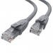 GCR Патч-корд прямой 5.0m UTP кат.6, серый, 24 AWG, ethernet high speed, RJ45, T568B, GCR-52595 Greenconnect RJ45(m) - RJ45(m) Cat.6 UTP 5м серый