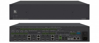 Матричный коммутатор Kramer Electronics [VS-88UT] 8х8 HDMI и HDBaseT с эмбеддированием/деэмбеддированием звука, встроенным главным контроллером помещения и усилителем аудио; поддержка 4K60 4:2:0, POE