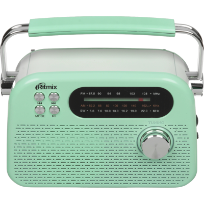 Радиоприёмник портативный RITMIX RPR-045 Мятный