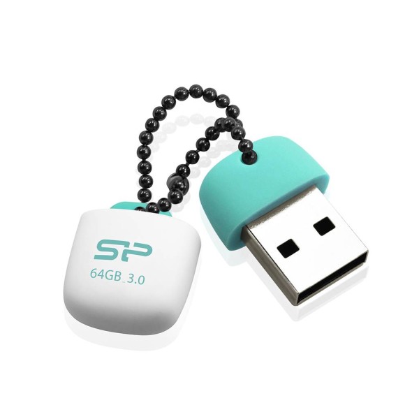 Флеш накопитель 32Gb Silicon Power Jewel J07, USB 3.0, Бирюзовый