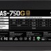 Блок питания Aerocool KCAS-750G <750W, (20+4+4+4) pin, 4x(6+2) pin, 7xSATA, 4xMolex, FDD, 14 см, кабель питания, 80+ Gol