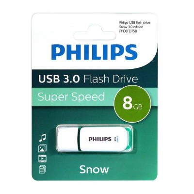 Флеш накопитель 8GB PHILIPS SNOW3.0 8GB, USB 3.0