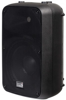 Активная акустическая система ITALIAN STAGE [SPX10A] 2-х полосная, НЧ динамик 10", ВЧ динамик 1", мощность пик./ном. 300/150 Вт, АЧХ 55-20000 Гц, макс. SPL 125 дБ, XLR/TRS микр. вход, XLR/TRS/2xRCA лин. вход, 1/4" TRS лин. выход, 2-х полосный EQ