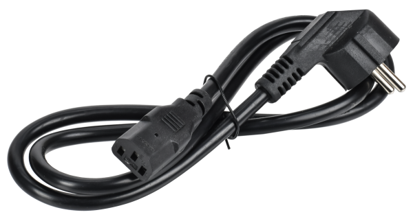 Кабель электропитания 3х1,5 1М с разъёмами С13-DIN49441 (нем. станд.) ITK PC-C13D-1M