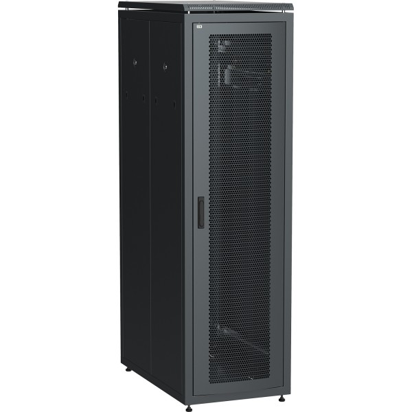 ITK LINEA N 42U 800х1000мм, шкаф серверный, перфориров. двери, черный ITK Linea N 42U (LN05-42U81-PP)