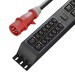 Панель распределения ONTEK PDU Managed OMPC5 вертикальная 32A/3ф, с мини-выключателем, выход - C13 x 36 шт. / C19 x 6 шт., кабель 3 м, IEC60309 5p