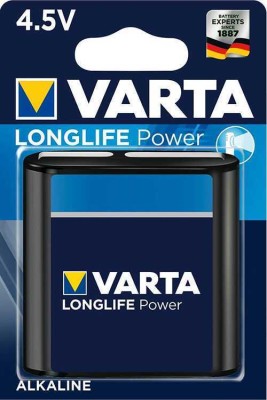 Батарейка Varta LONGLIFE POWER (HIGH ENERGY) 3LR12 BL1 Alkaline 4.5V (4912) (1/10/100) VARTA 4912121411