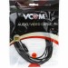 Кабель соединительный 3.5 Jack (M) - 3.5 Jack (M), стерео, аудио, 3м VCOM <VAV7175-3M> VCOM mini jack 3.5 mm (m) - mini jack 3.5 mm (m) 3м