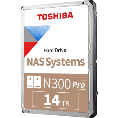Жесткий диск Toshiba N300 Pro NAS 14Tb (HDWG51EXZSTB)