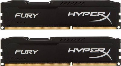 Модуль памяти Kingston 16GB 1866МГц DDR3 CL10 DIMM (Kit of 2) HyperX FURY Black 