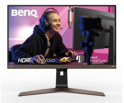 МОНИТОР 28" BenQ EL2870U Black-Gray (4K, 3840x2160, 1 ms, 170°/160°, 300 cd/m, 12M:1, +2xHDMI 2.0, +DisplayPort 1.4, MM)