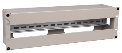 ITK Панель электрораспределительная 3U с DIN-рейкой серая ITK EDP35-3U22M