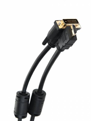 Кабель HDMI to DVI-D Dual Link (19M -25M) 10м, 2 фильтра, TELECOM <CG481F-10M>