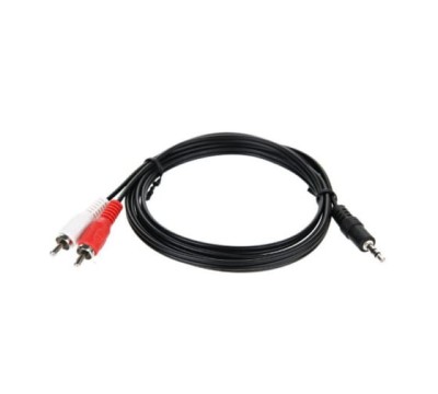 Кабель соединительный 3.5 Jack (M) - 2xRCA (M), стерео, аудио,  1.5м Telecom <TAV7183-1.5M>