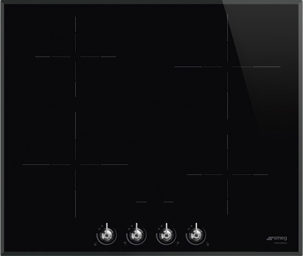 Встраиваемые индукционные панели Smeg Classica SI364BM