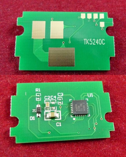 Чип для Kyocera Ecosys P5026cdn/M5526cdn (TK-5240C) Cyan, 3K ELP Imaging®