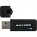 USB2.0 64GB Move Speed KHWS1 черный Move Speed U2PKHWS1-64GB