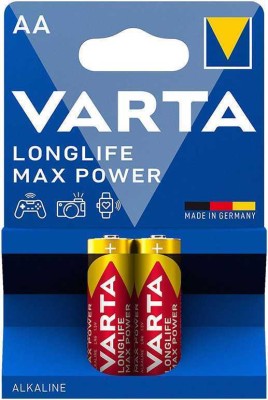 Батарейка Varta LONGLIFE MAX POWER (MAX TECH) LR6 AA BL2 Alkaline 1.5V (4706) (2/40/200) VARTA 04706101412