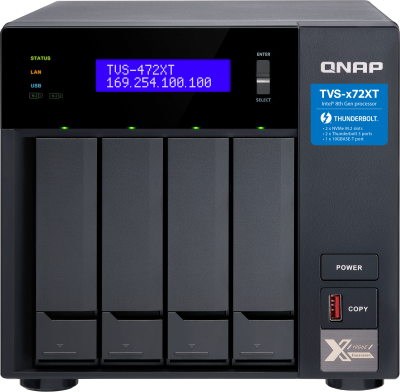 Сетевое хранилище без дисков QNAP TVS-472XT