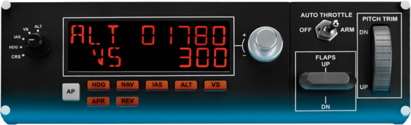 панель управления автопилотом для авиасимуляторов Logitech G Flight Multi Panel