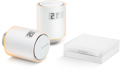 Базовый набор умных термоголовок Netatmo NVP-EN (для радиаторов отопления) Базовый набор умных термоголовок для радиаторов отопления Netatmo