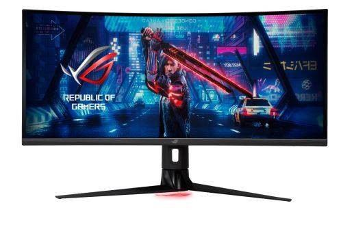 МОНИТОР 34" ASUS ROG Strix Black Сurved Регулировка по высоте (IPS, 3440x1440, 180Hz, 1ms, 178°/178°, 400 cd/m, 1000:1, 
