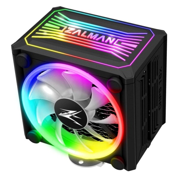 Кулер CPU ZALMAN CNPS16X BLACK (универсальный, 150W, 17-27dB, 800-1500 rpm, 2x120мм, 4 pin, медь+алюминий, подсветка) RT