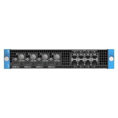 Карта выхода Pixelhue [Q8_HDMI2.0+12G -SDI+Fiber Output Card] HDMI2.0 / 12G-SDI / оптика для Q8: универсальная выдача сигнала на экраны, вещательное оборудование и по оптическим линиям.