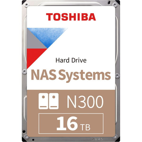 Жесткий диск Toshiba N300 NAS 16Tb (HDWG51GXZSTA)