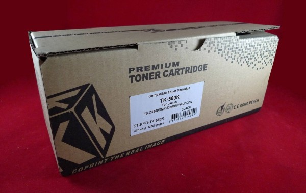 Тонер-картридж для Kyocera FS-C5300DN/C5350DN/P6030CDN TK-560K black 12K ELP Imaging®