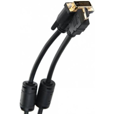 Кабель HDMI to DVI-D Dual Link (19M -25M) 2м, 2 фильтра, TELECOM <CG481F-2M>