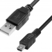 Greenconnect Кабель 1.8m USB 2.0, AM/mini 5P, черный, 28/28 AWG, экран, армированный, морозостойкий Greenconnect  USB 2.0 Type-AM - miniUSB 1.8м