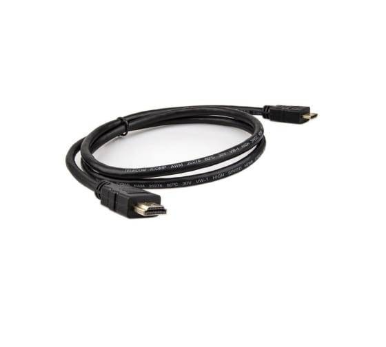 Кабель HDMI-19M --- MiniHDMI-19M ver 2.0+3D/Ethernet,1m Telecom <TCG205-1M>