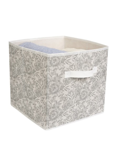 Короб для хранения Grey Flower 30х30х30