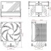 Вентилятор корпусной ID-COOLING FROZN_A610_ARGB_WHITE