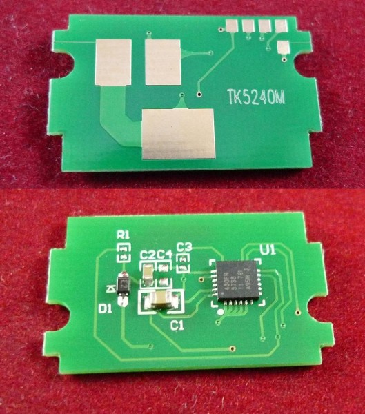 Чип для Kyocera Ecosys P5026cdn/M5526cdn (TK-5240M) Magenta, 3K ELP Imaging®