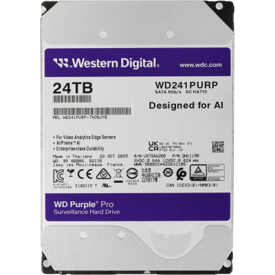 Жесткий диск WD Purple Pro 24Tb (WD241PURP)