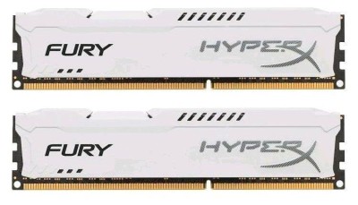 Модуль памяти Kingston 16GB 1866МГц DDR3 CL10 DIMM (Kit of 2) HyperX FURY White 