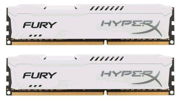 Модуль памяти Kingston 16GB 1866МГц DDR3 CL10 DIMM (Kit of 2) HyperX FURY White 