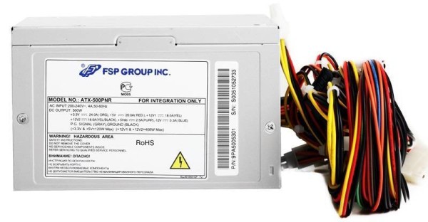 Блок питания 500W FSP ATX-500PNR OEM